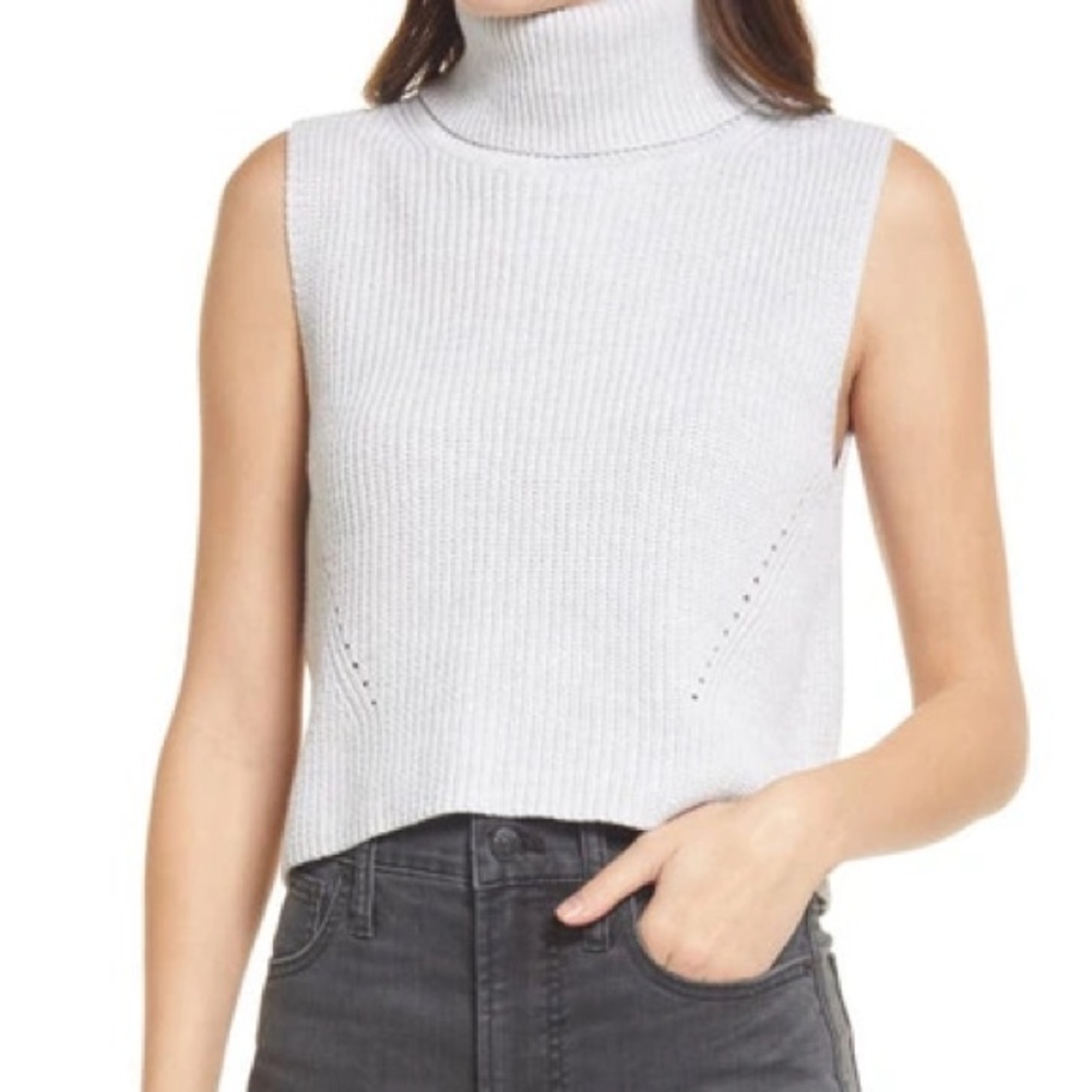 French Connection Mozart Sleeveless Turtleneck